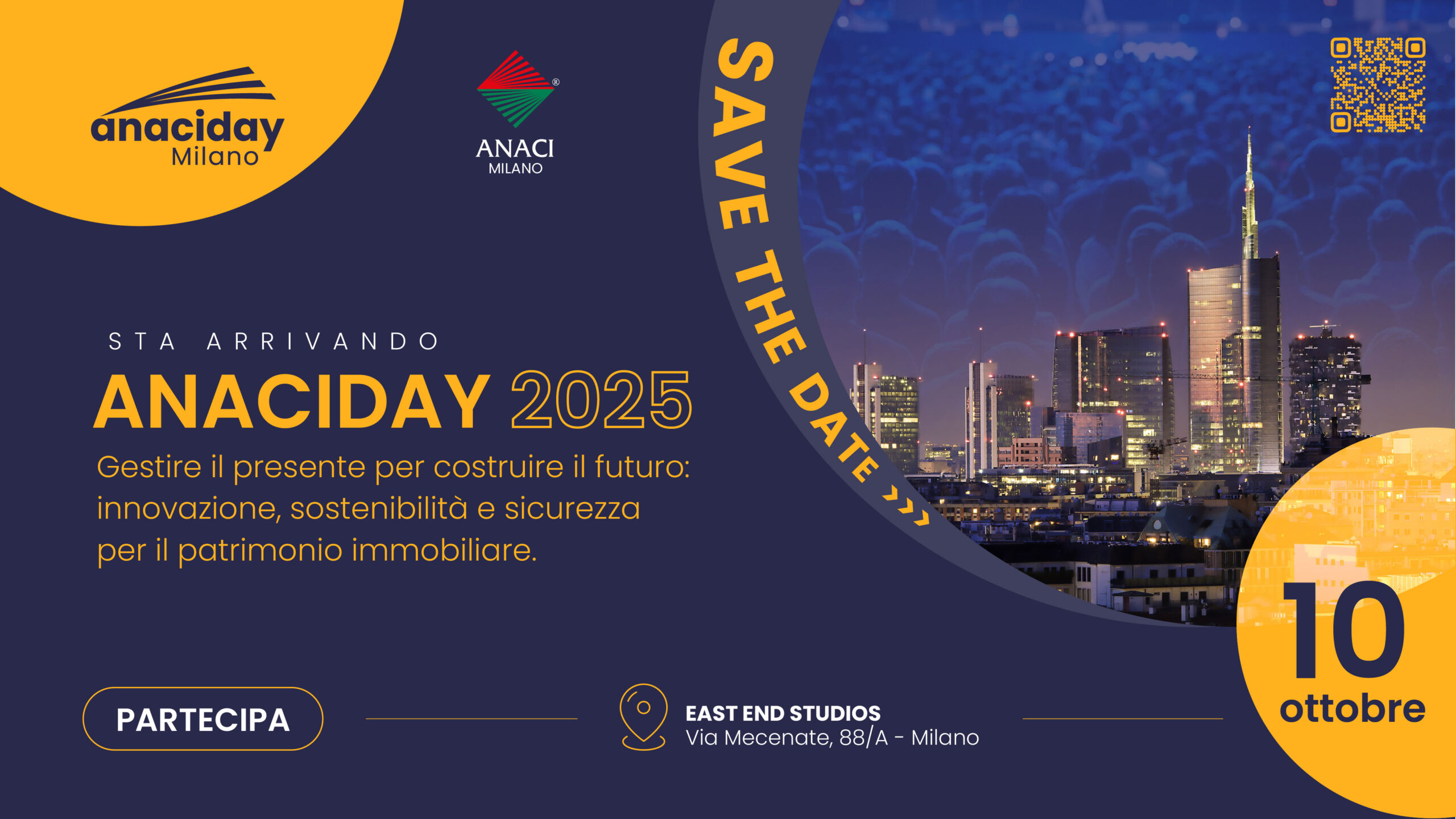 ANACI DAY 2025 - Una giornata interamente dedicata a chi lavora ogni giorno per il futuro del patrimonio immobiliare.